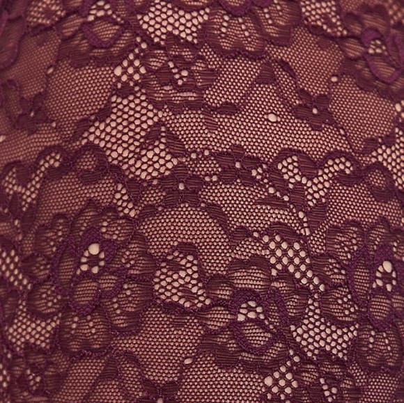 TORRID - SUPER SOFT & LACE GRAPE PURPLE LATTICE BABYDOLL TOP - Size 00X - NWT - Picture 4 of 7